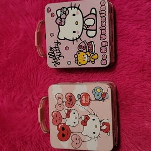 Hello kitty Valentines day tins